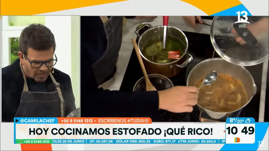 Nacho Guitérrez en cocina de Tu Día