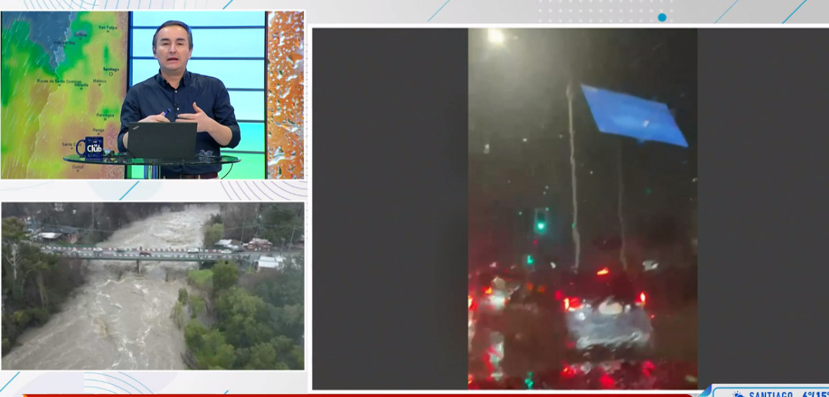 Anuncian nuevo sistema frontal en la zona centro-sur del país: “Sería algo mucho más normal”