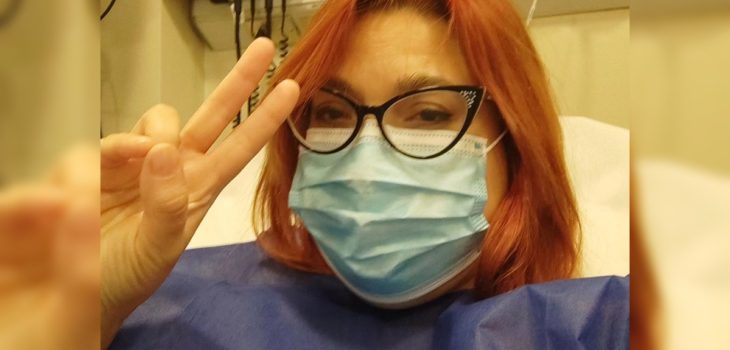 Alejandra Valle hospitalizada