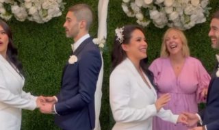 El cómico chascarro que sufrió Angie Alvarado en pleno matrimonio: "Espera, ¿tengo que decir esto?"