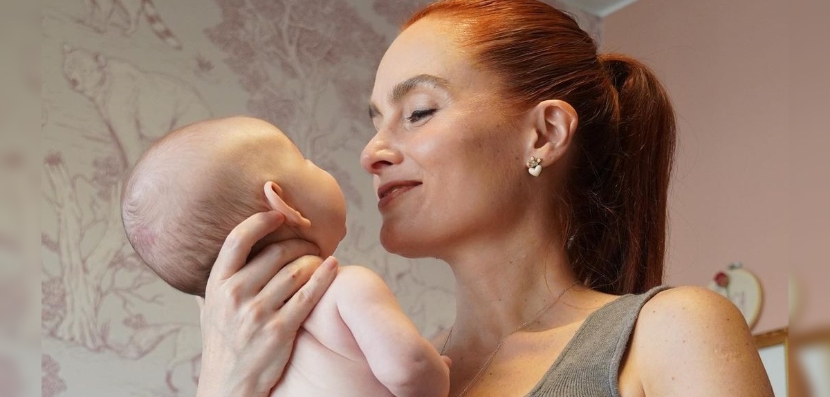 Begoña Basauri celebró los 4 meses de su hija Rosa con tierna postal: evidenció cuánto ha crecido