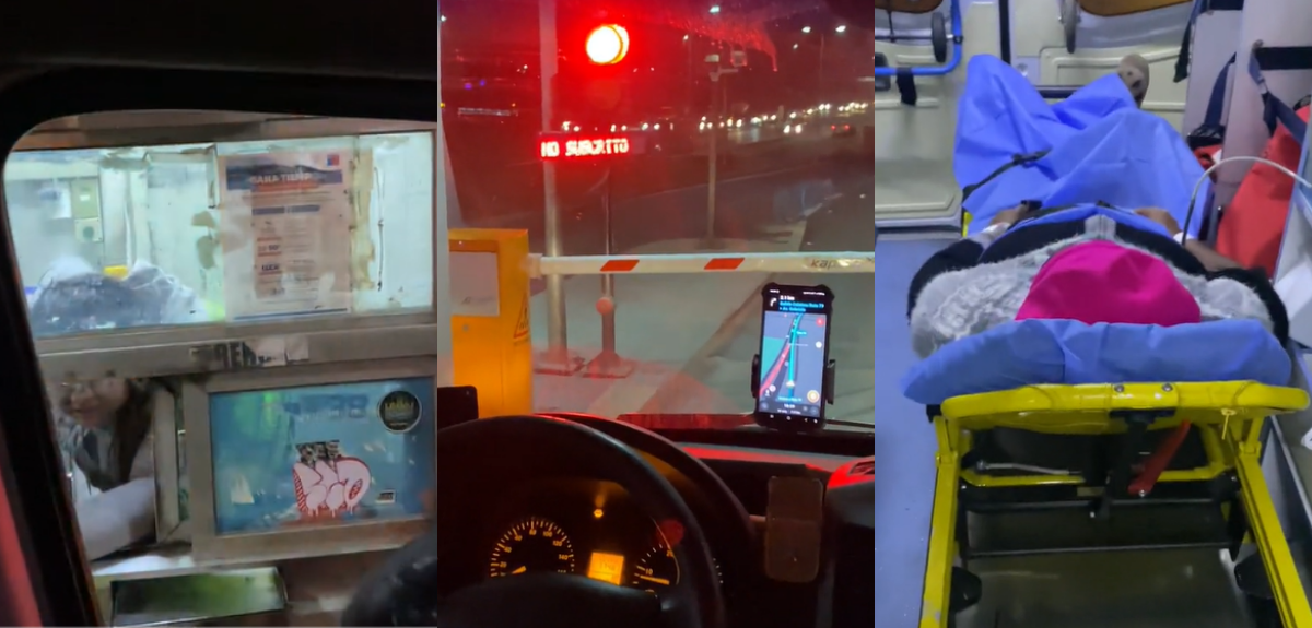 Cajera de peaje impidió paso a ambulancia que trasladaba a paciente: 