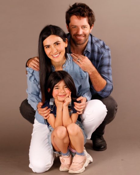 Claudia Navarrete en la teleserie Dime con quién andas