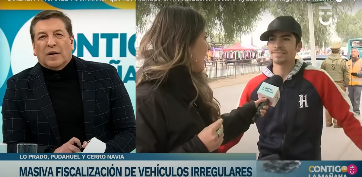 Televidentes tuvieron gesto con conductor multado por llevar a hija de copiloto: 