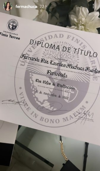 Daniela Aránguiz celebró titulación de su hermana