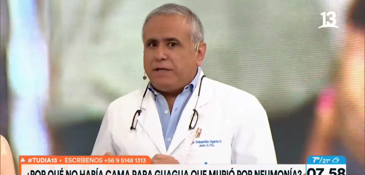 Doctor Ugarte preocupado por aumento de virus respiratorios en niños: “Esto se podía prever”