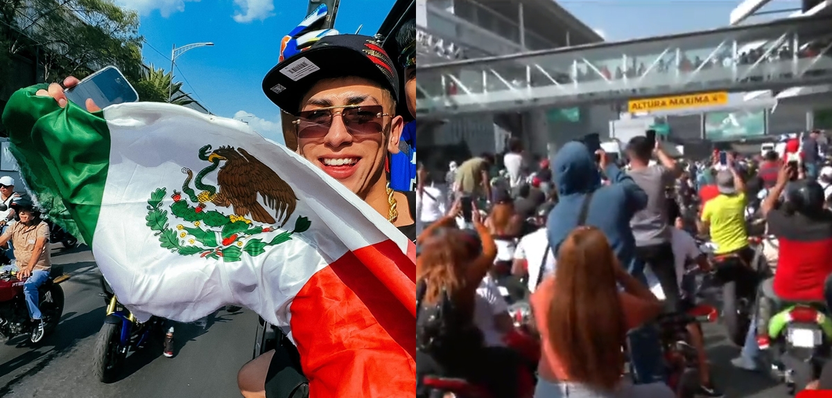 El Jordan 23 desató la locura en aeropuerto de México: fans llegaron en motos y bloquearon rutas