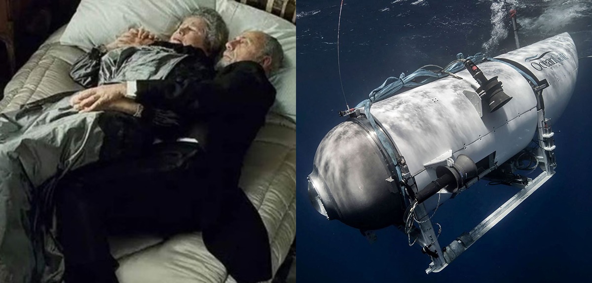 El increíble vínculo entre esposa de piloto del Titan y recordada pareja que murió en el Titanic