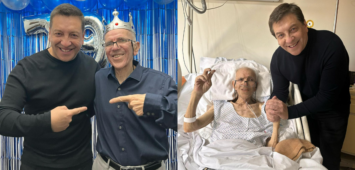 JC Rodríguez comparte recuerdo del último cumpleaños de su padre.