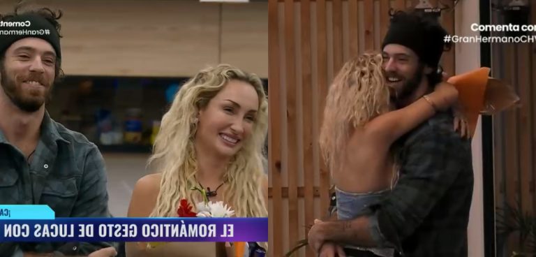 Lucas sorprendió a Fran en Gran Hermano con romántico detalle: “No me lo esperé”