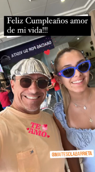 Fernando Solabarrieta festejó a su hija Maite por su cumpleaños: ya tiene 22