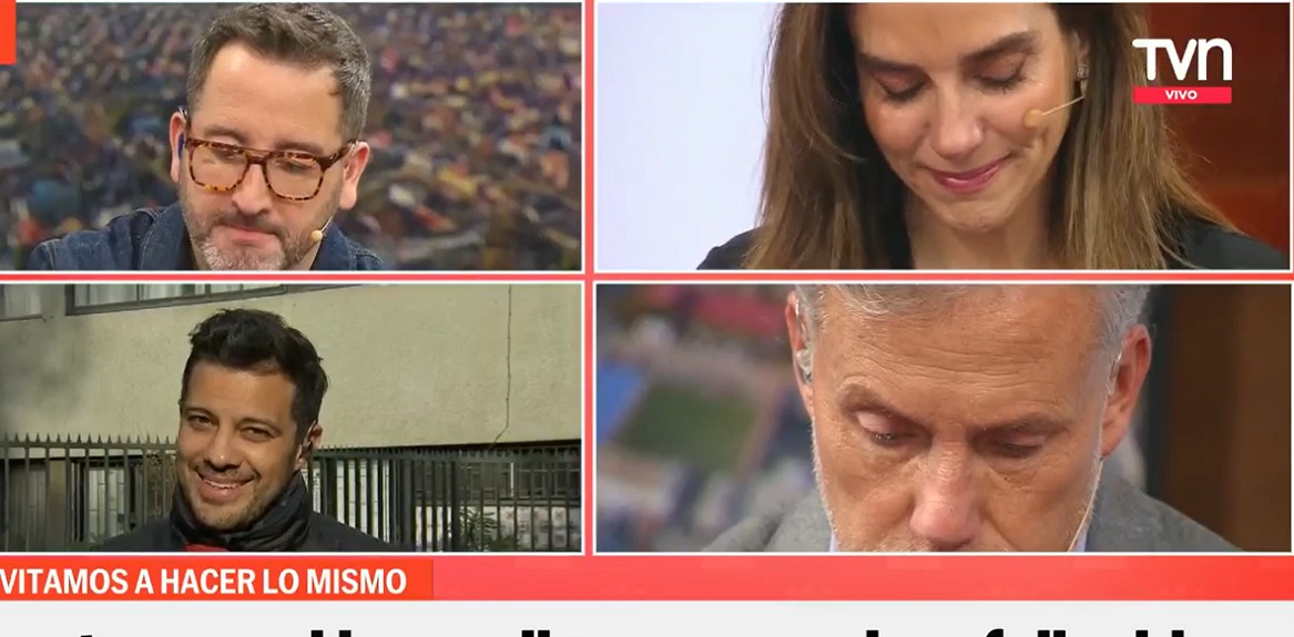 Emoción de Eduardo Fuentes, Mari Godoy y Felipe Vidal en matinal de TVN