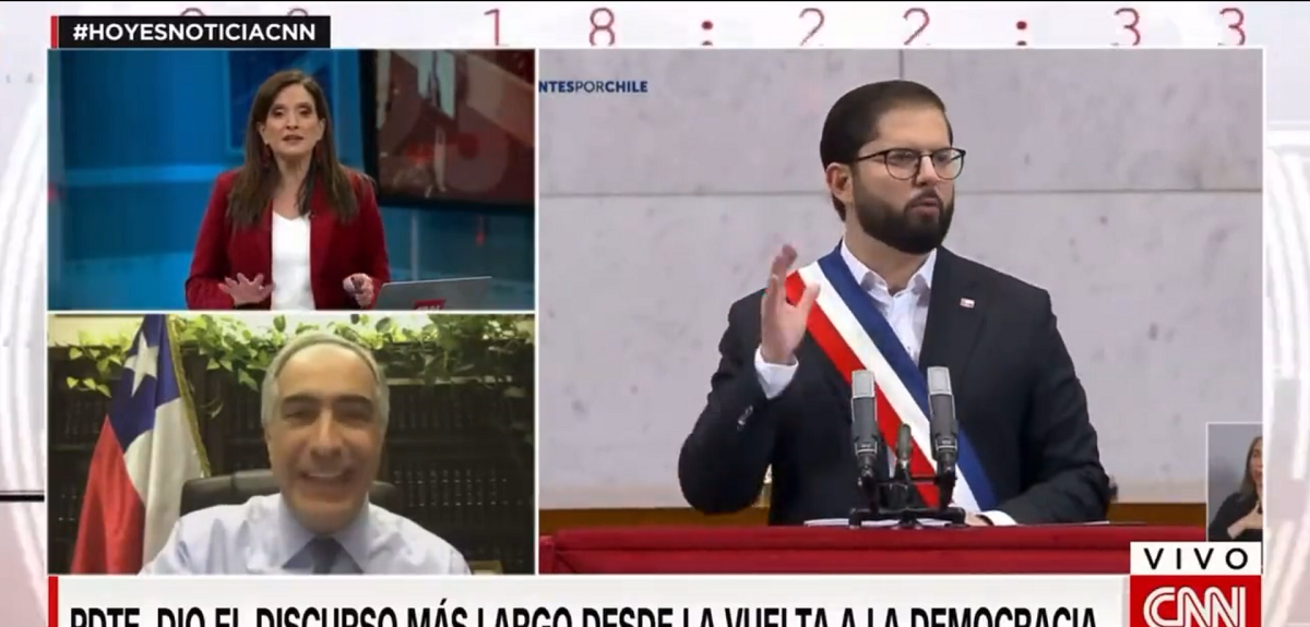 Matilde Burgos frenó a Senador Francisco Chahuán tras tenso momento en vivo: "No me grite"