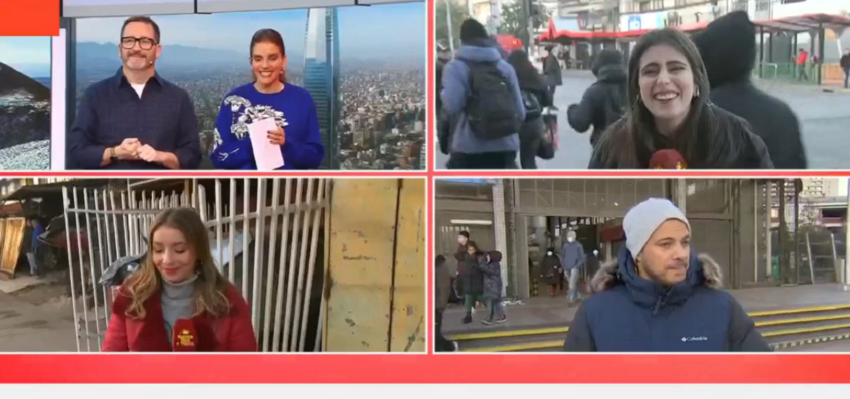 Notera del Buenos días a todos sacó risas con graciosa forma para soportar el frío: 