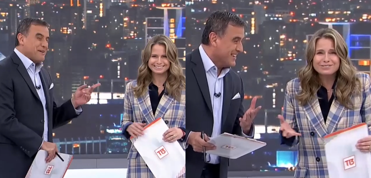 ¿Los calzones? Soledad Onetto sufrió divertido fail por culpa de micrófono abierto en Teletrece