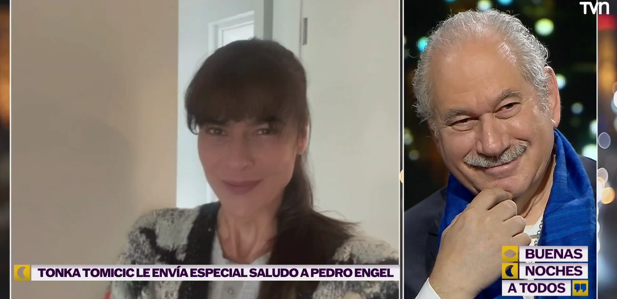 Tonka Tomicic sorprendió a Pedro Engel con cariñoso mensaje en Buenas noches a todos: "Mi familia"