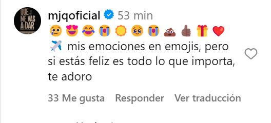 Comentario de María José Quintanilla