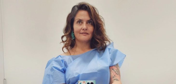Connie Achurra y la mamografía