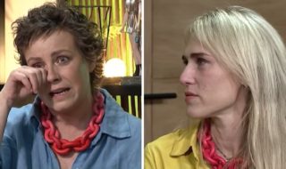 Claudia Conserva emotivo momento Virginia de María