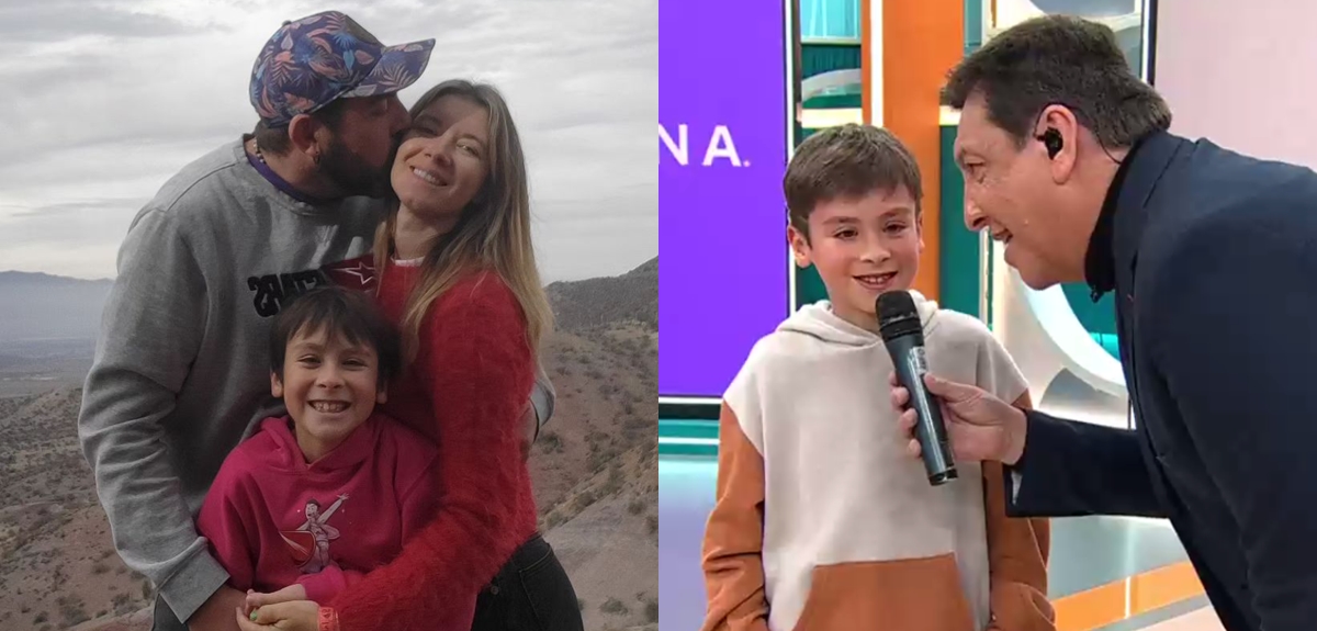 Hijo de Carla Jara debutó como modelo en matinal de CHV: JC Rodríguez le hizo divertida entrevista