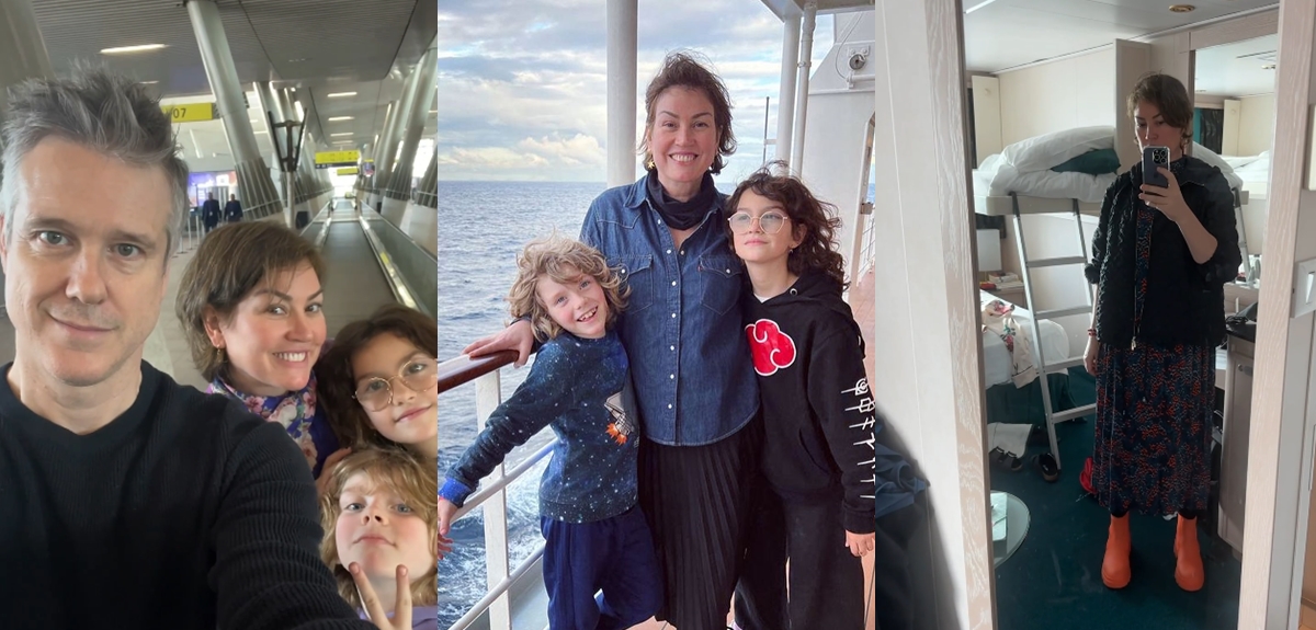 Javiera Contador mostró bellas imágenes de su travesía familiar al norte de Europa: viajan en barco
