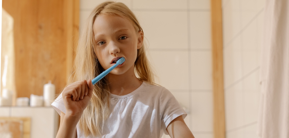 cepillado de dientes niños