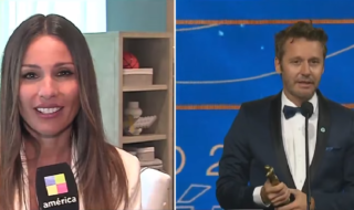 Pampita y frase viral de Benjamín Vicuña en los Martín Fierro 2023: "Nunca me sentí identificada"