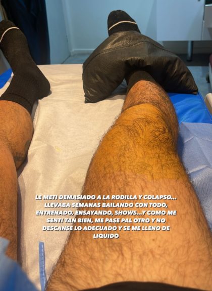 Raúl Peralta lesión rodilla