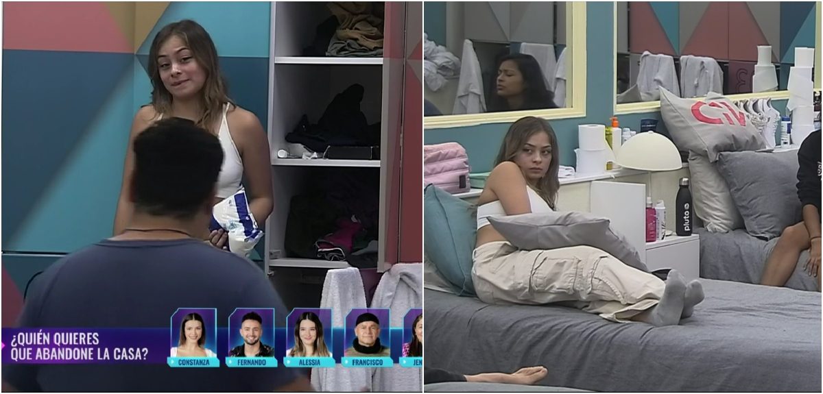 Skarleth enojada con Rubén en Gran hermano