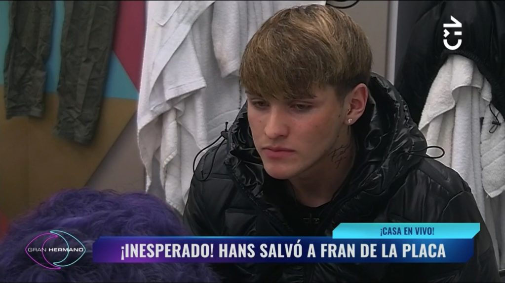 Hans conversó con Mónica en Gran Hermano