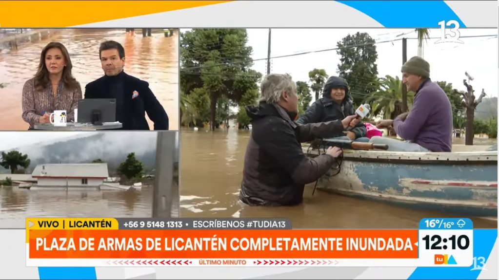 José Luis Repenning en inundaciones