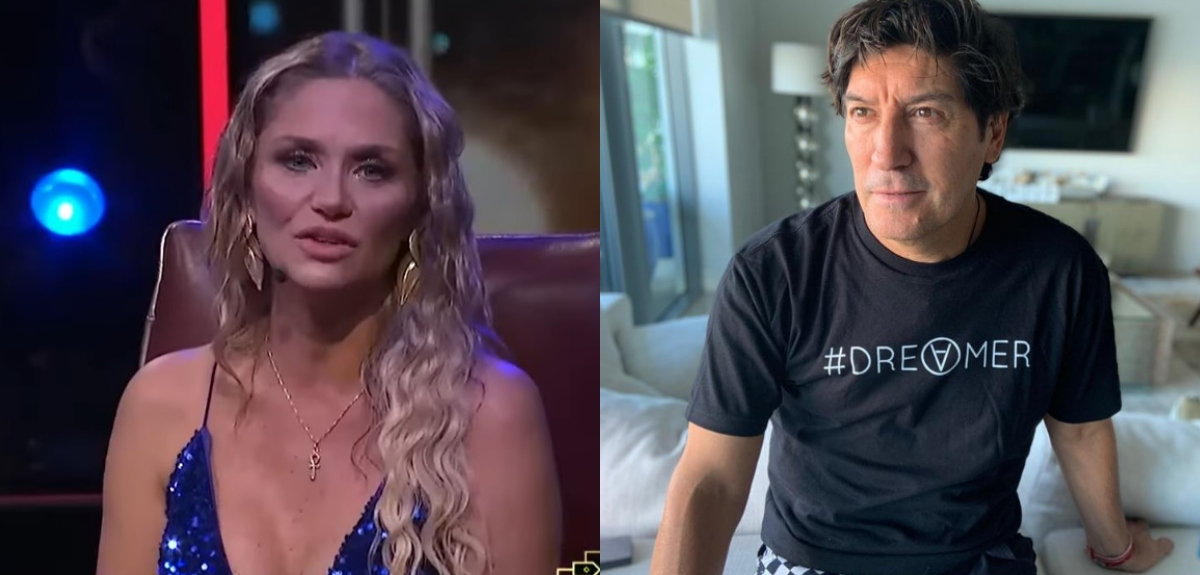 Kenita Larraín e Iván Zamorano