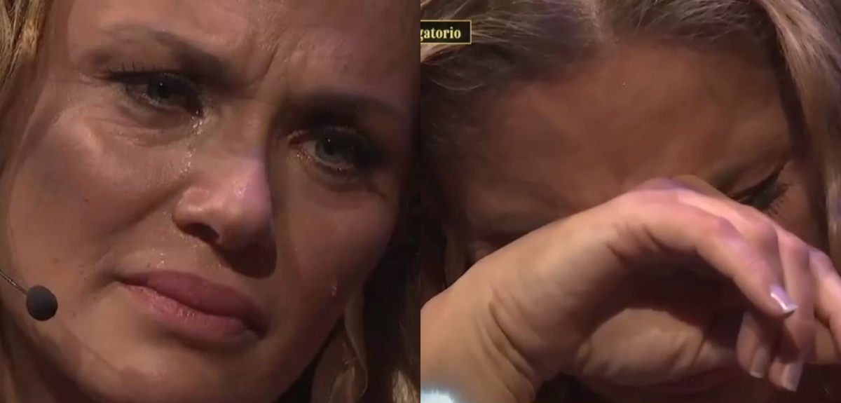 Kenita Larraín emocionada en El Purgatorio