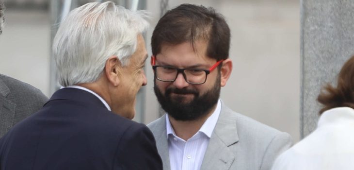 Sebastián Piñera y Gabriel Boric