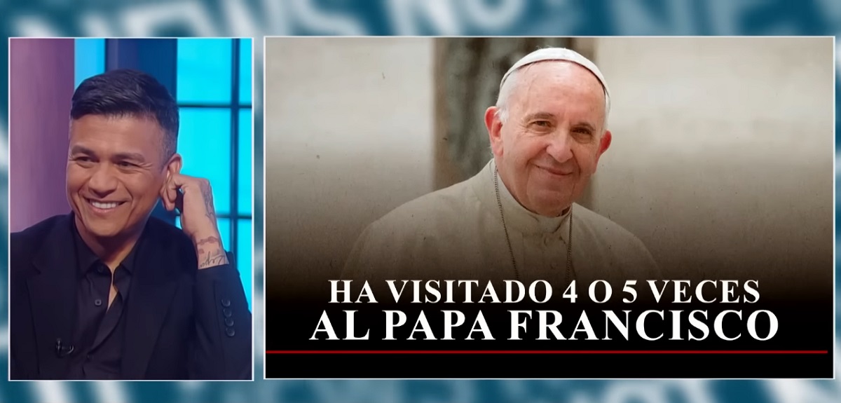 Américo reveló desconocido vínculo con el Papa Francisco