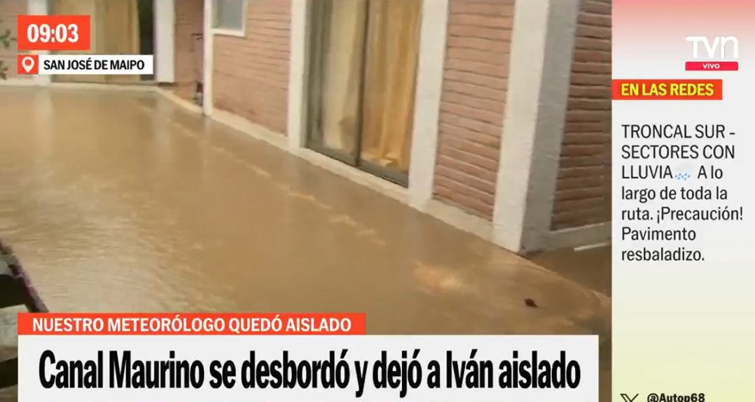 Casa inundada de Iván Torres