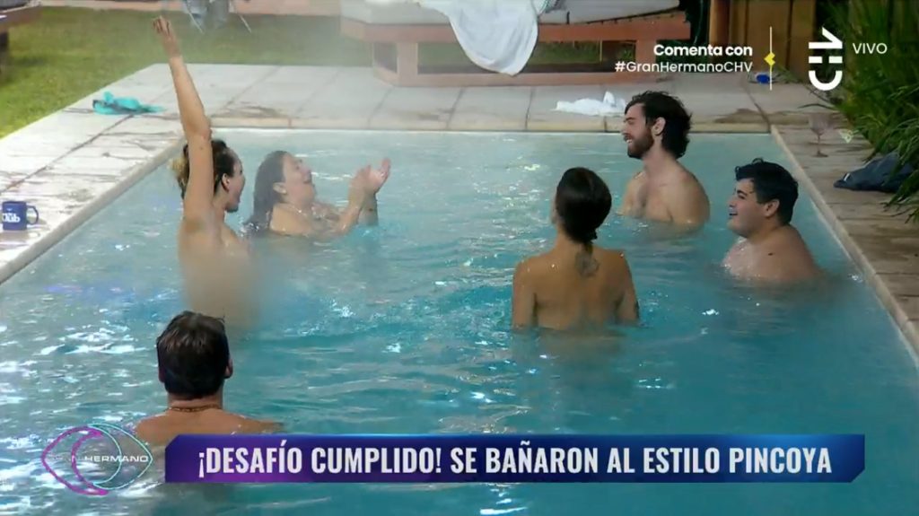 desafío Pincoya desnudos piscina Gran Hermano