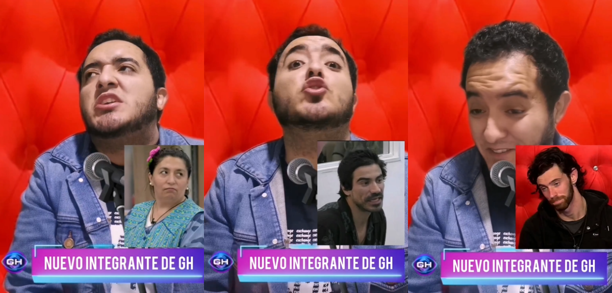 Felipe Parra causó sensación como "nuevo integrante" de Gran hermano.