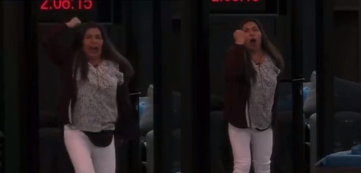 La efusiva reacción de Pincoya a fan que gritó por ella en casa de Gran Hermano: 
