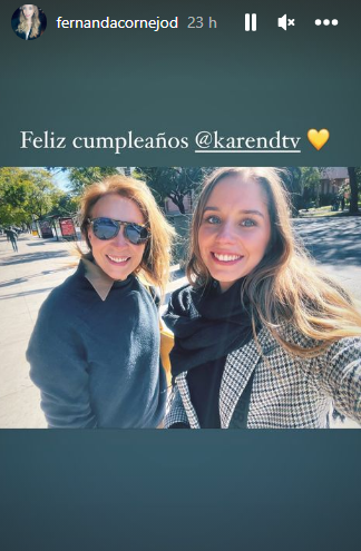 Karen Doggenweiler recibió especial sorpresa en su cumpleaños de su hija Manuela: "Precioso"