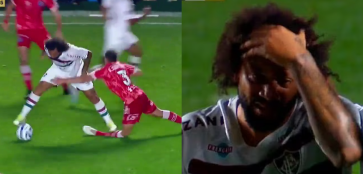 Impactante lesión de jugador argentino tras fuerte entrada de Marcelo.