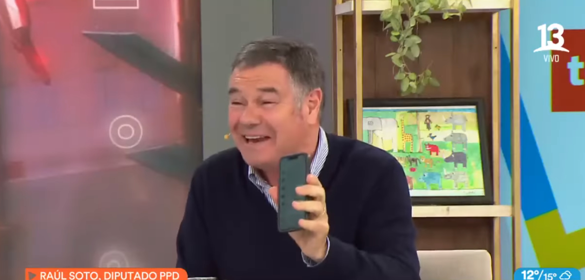 Manuel José Ossandón vivió tragicómico momento en Tu Día: recibió garabato en vivo