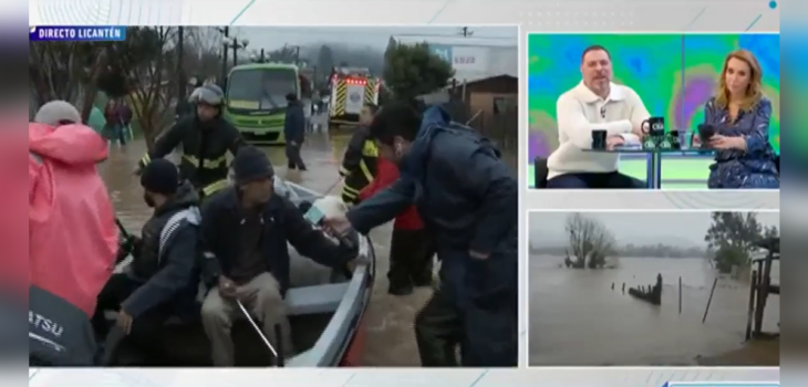 Neme frenó en vivo a reportero de 'Mucho Gusto' durante entrevista a damnificado por inundaciones.