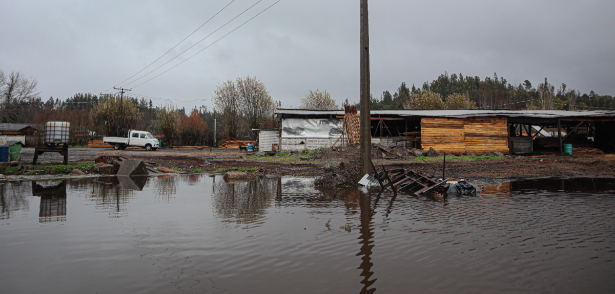 Sistema frontal en zona centro sur deja un muerto, 103 personas albergadas y más de 200 aisladas