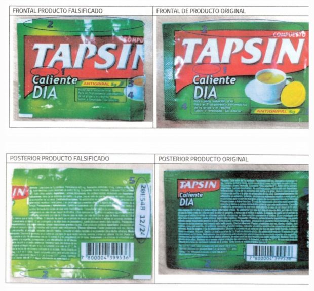 alertan sobre tapsin falsificado