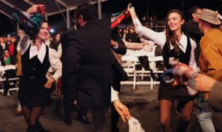 Camila Vallejo cueca parque O'Higgins