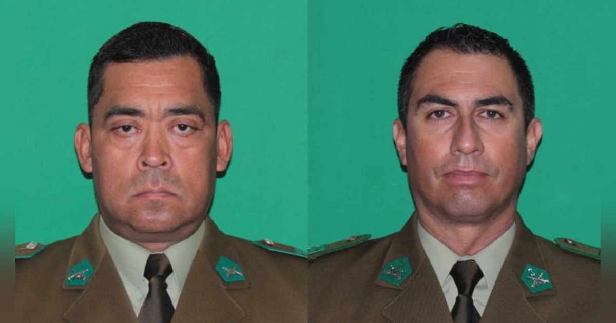 Carabineros fallecidos en San Felipe