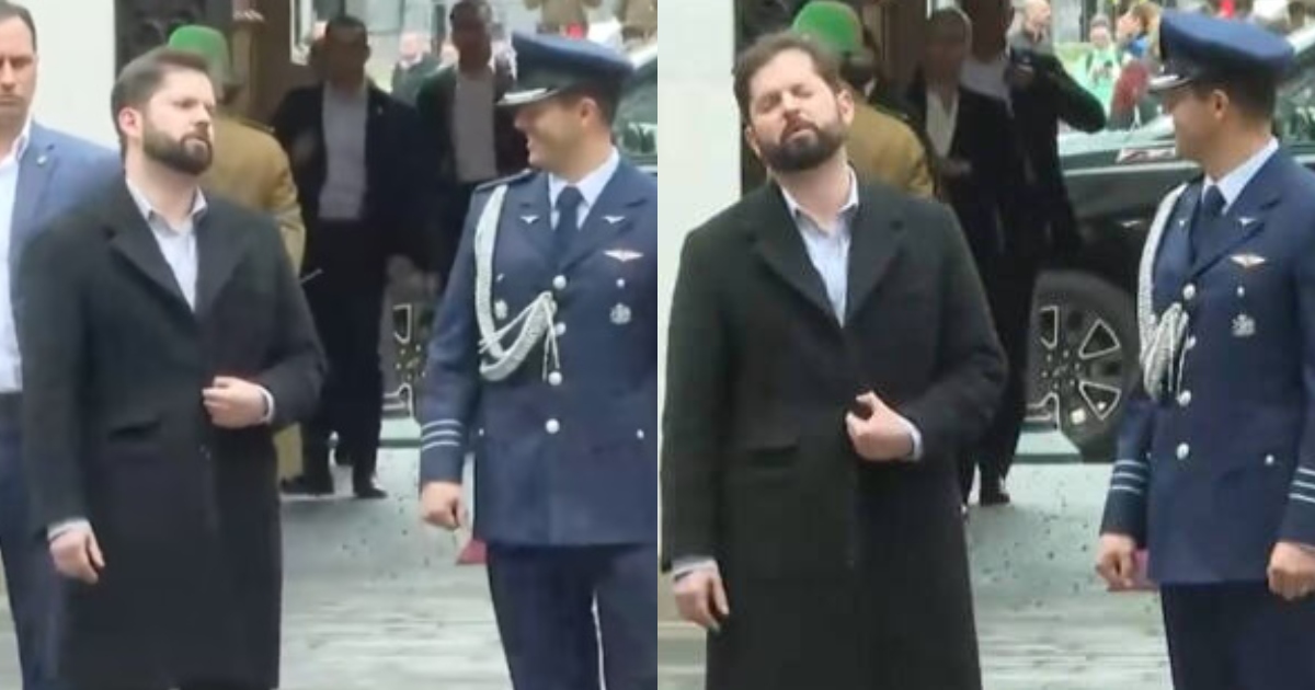 Gabriel Boric edecán viral