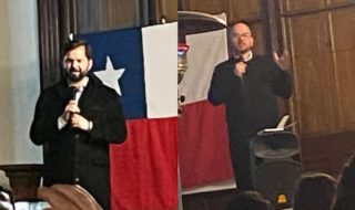 Las imágenes que dejó la 'cena de fraternidad' para Giorgio Jackson: asistió el presidente Boric