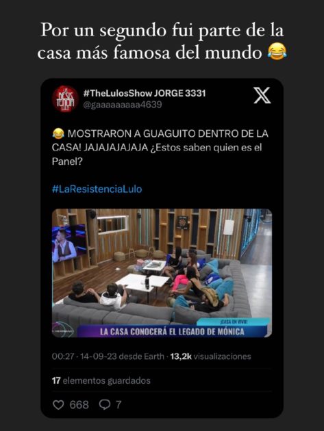 error transmisión en vivo Gran Hermano